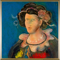 Christo Coetzee; Woman with Pearl Necklace