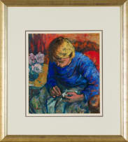 Hennie Niemann Snr; Woman Sewing