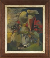 Stanley Pinker; Boulders and Huts (recto); Incomplete Still Life with Jug (verso)