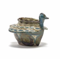 Elizabeth Mbatha; Bird vessel with relief decoration