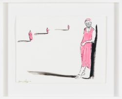 Nelson Makamo; Untitled (Figures in Red)