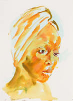 Nelson Makamo; Untitled (Woman with Turban)