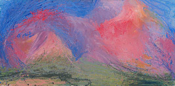 Lettie Gardiner; Untitled (Abstract Landscape with Pink)