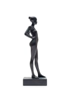 Anton Momberg; Girl Standing, Hands on Hips, Left Leg Forward