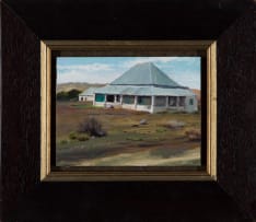 Clare Menck; House with Green Panes, Fraserburg II; Farmhouse Outside Merweville II; Truck with Trailer, Worcester II, three