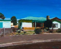 Clare Menck; House with Green Roof, Fraserburg II; Old Prison, Fraserburg II, two