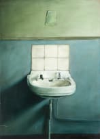 Michele Davidson; Blue Bathroom Basin