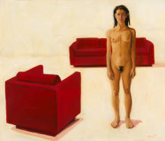 Kerri-Jane Evans; Red Bravado Sofa