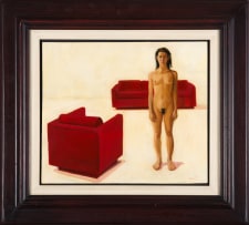 Kerri-Jane Evans; Red Bravado Sofa