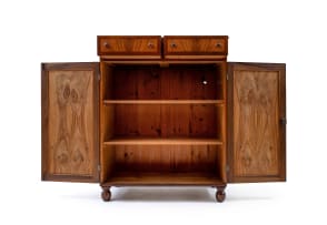 A Cape camphorwood and stinkwood jonkmanskas, 19th century