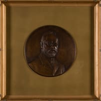 Anton van Wouw; Bas-relief Bust of Dr Herman Breijer