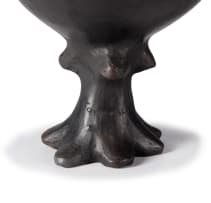 Jabulile Nala; Pot on stand with reptile decoration