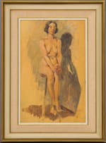 Erich Mayer; Seated Nude