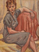 Erich Mayer; Seated Woman