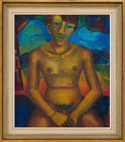 Alexis Preller; Male Nude; Male Nude Study, two