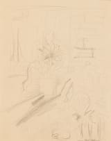 Alexis Preller; Nude Studies (recto); Still Life with Plants (verso)