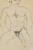 Alexis Preller; Nude Sketch