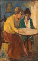 Alexander Rose-Innes; Two Women Seated at a Table