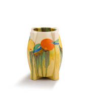 Clarice Cliff; Bizarre Stamford vase with 'Delecia Citrus' pattern