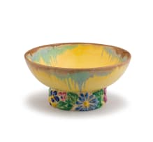 Clarice Cliff; Bizarre bowl with 'My Garden' pattern