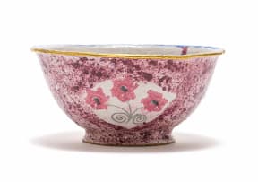 Hylton Nel; Bowl with cat and flower motif