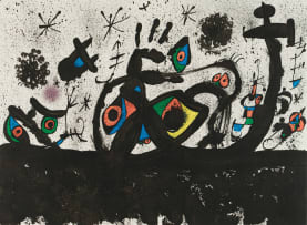 Joan Miró; Plate XV, from Homentage a Joan Prats