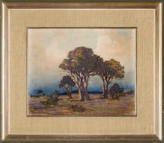 Nita Spilhaus; Trees in a Landscape