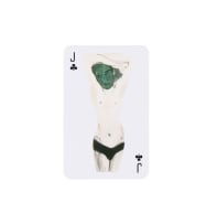 Marlene Dumas and Andries Botha; Dangerous Women Defeated Men, set of playing cards