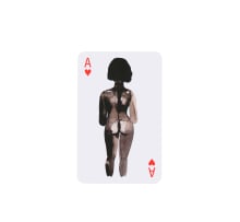 Marlene Dumas and Andries Botha; Dangerous Women Defeated Men, set of playing cards