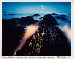 Obie Oberholzer; Moonrise. Blue Rocks. Natures Valley (Near Plettenbergbay) Indian Ocean. South Africa.