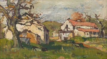 Gregoire Boonzaier; Cottages and Trees