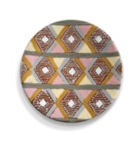 Kalahari Studio; Plate with beadwork inspired motif II