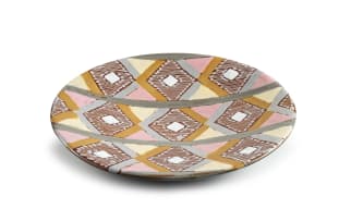 Kalahari Studio; Plate with beadwork inspired motif II