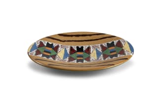 Kalahari Studio; Plate with beadwork inspired motif I