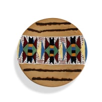 Kalahari Studio; Plate with beadwork inspired motif I