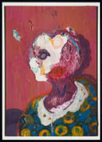 Mostaff Muchawaya; Untitled Portrait (Pink)