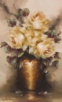 Jeanette Dykman; Roses in a Vase