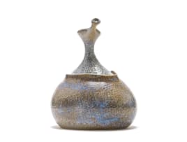 Alice Heysteck; Large lidded gourd shaped jar