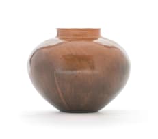 Clive Sithole; Hand-built earthenware vase with incised decoration