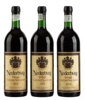 Nederburg; Vintage Cabernet Sauvignon; 1974; 3 (1 x 3); 750ml