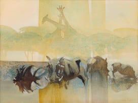 Keith Joubert; Warthogs and Giraffes