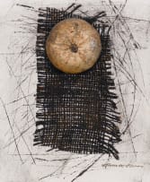 Hannes Harrs; Abstract Collage with Fruit