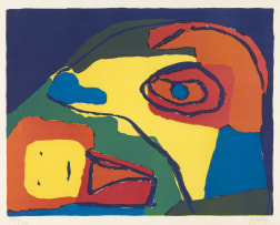 Karel Appel; La Maman aux Yeux Bleus (Mother with Blue Eyes)