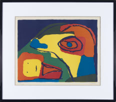 Karel Appel; La Maman aux Yeux Bleus (Mother with Blue Eyes)