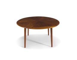 HW Klein teak coffee table, for Bramin, Denmark, 1960s