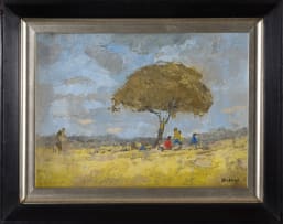 Anthony Strickland; Figures Under a Tree