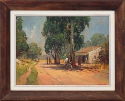 Titta Fasciotti; Country Road with Figures