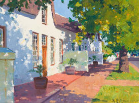 Roelof Rossouw; Dorp Street, Stellenbosch Cottages Adjoining Libertas Parva