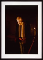 Nan Goldin; Pawel with a persimmon, NYC