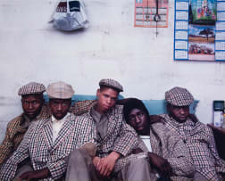 Pieter Hugo; Loyiso Mayga, Wandise Ngcama, Lunga White, Luyanda Mzantsi and Khungsile Mdolo after their initiation ceremony, Mthatha, 2008